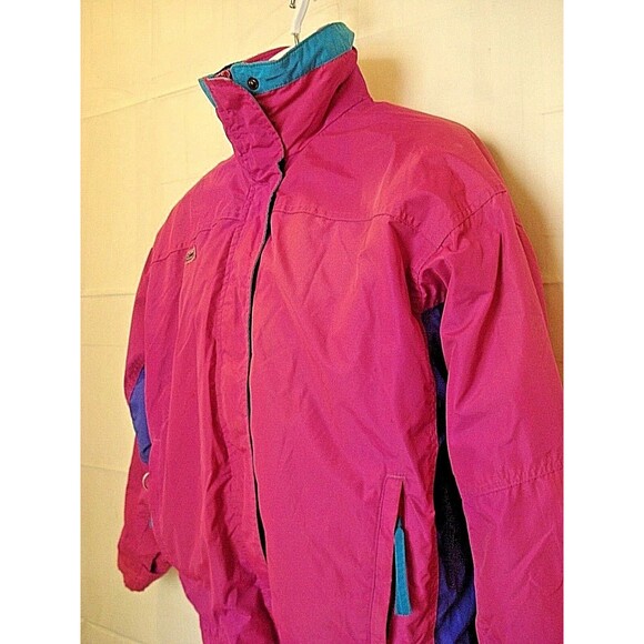 Columbia Womens Vintage Bugaboo 2 In 1 Ski Jacket Pink Purple Blue USA Size M - Picture 5 of 13